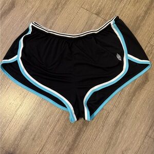 Black, White and Blue Women's Free Movement Athletic Shorts